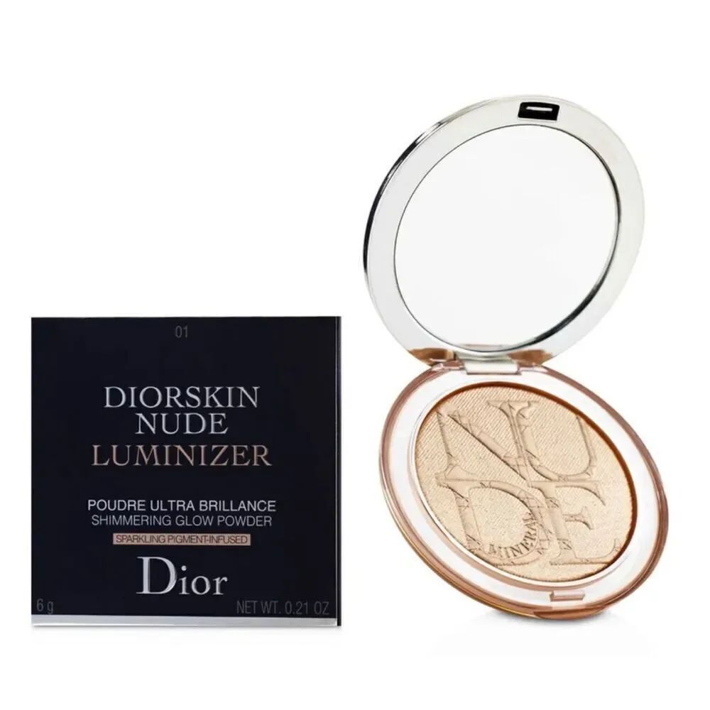CHRISTIAN DIOR ~ DIORSKIN NUDE AIR LUMINIZER POWDER ~ # 01 ~ 0.21 OZ UNBOXED